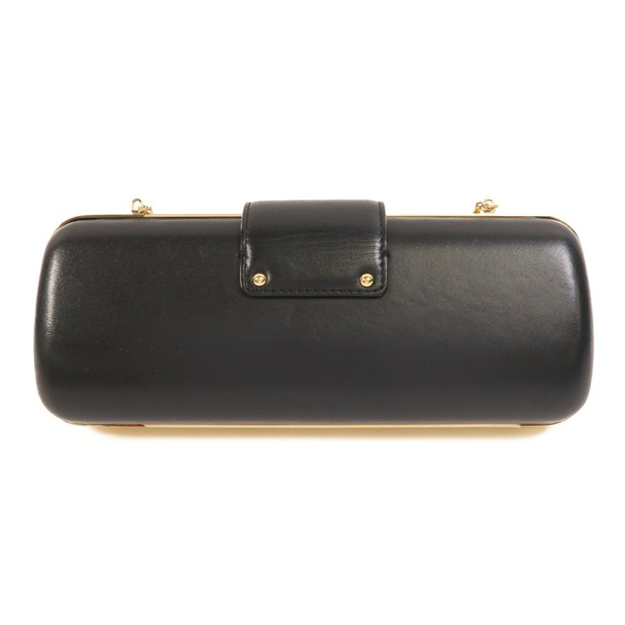 LOUIS VUITTON 牛皮皮革Chain Shoulder金扣鏈帶肩背袋-1