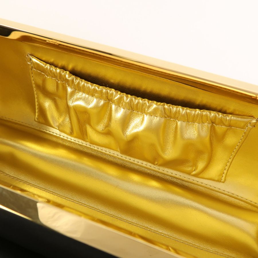 LOUIS VUITTON 牛皮皮革Chain Shoulder金扣鏈帶肩背袋-5