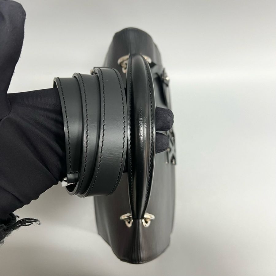 97新 LV/路易威登Grenelle中號水波紋手提單肩包 芯片款-6