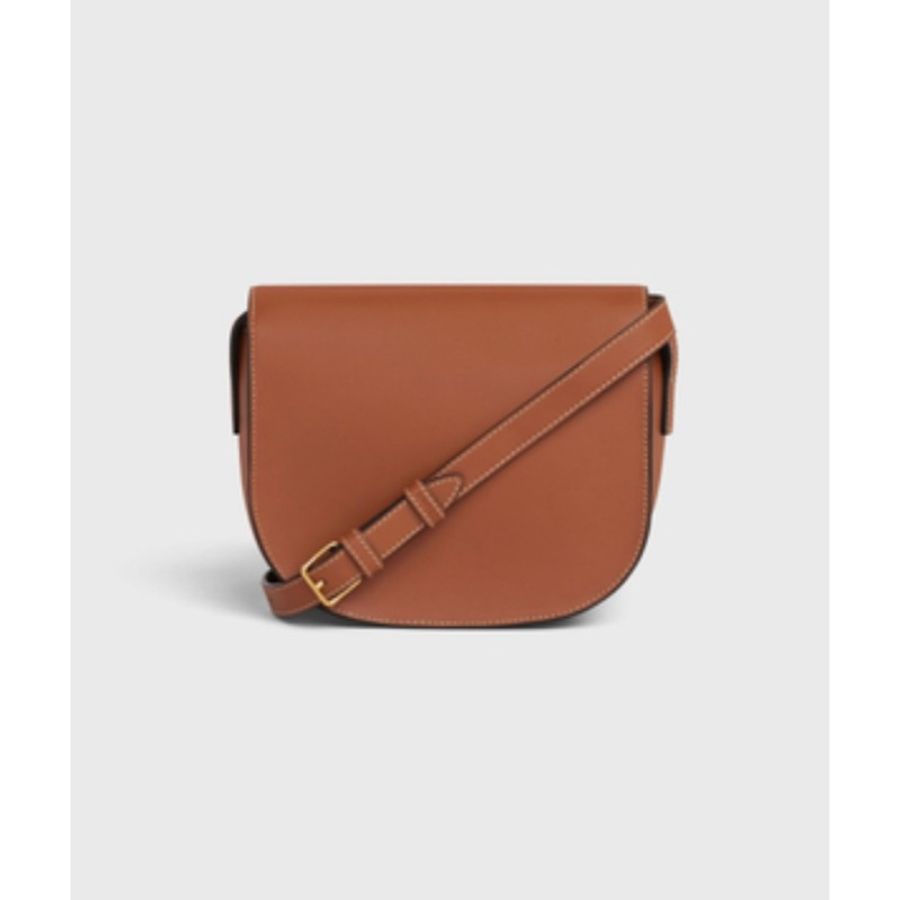 Celine 女士 FOLCO CUIR TRIOMPHE光滑牛皮革手袋均碼碼常規、18.5 X 7 X 15CM-4