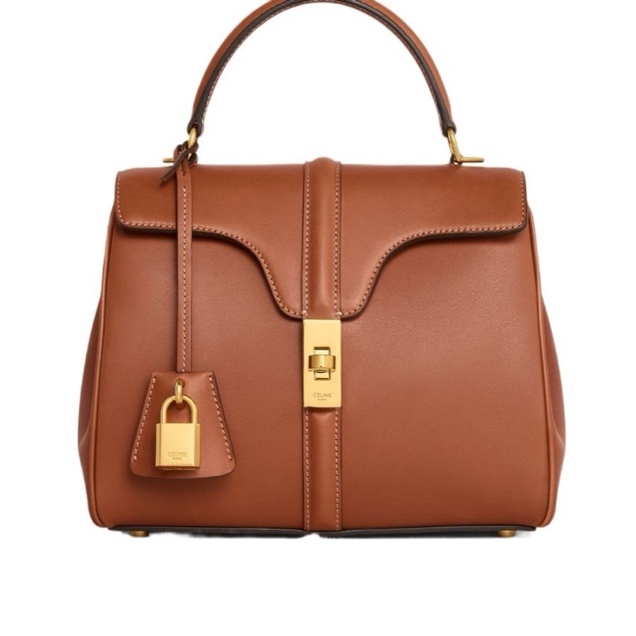 Celine 女士 小號 16 徽標單肩包均碼碼小號、23cm*10cm*18cm-2