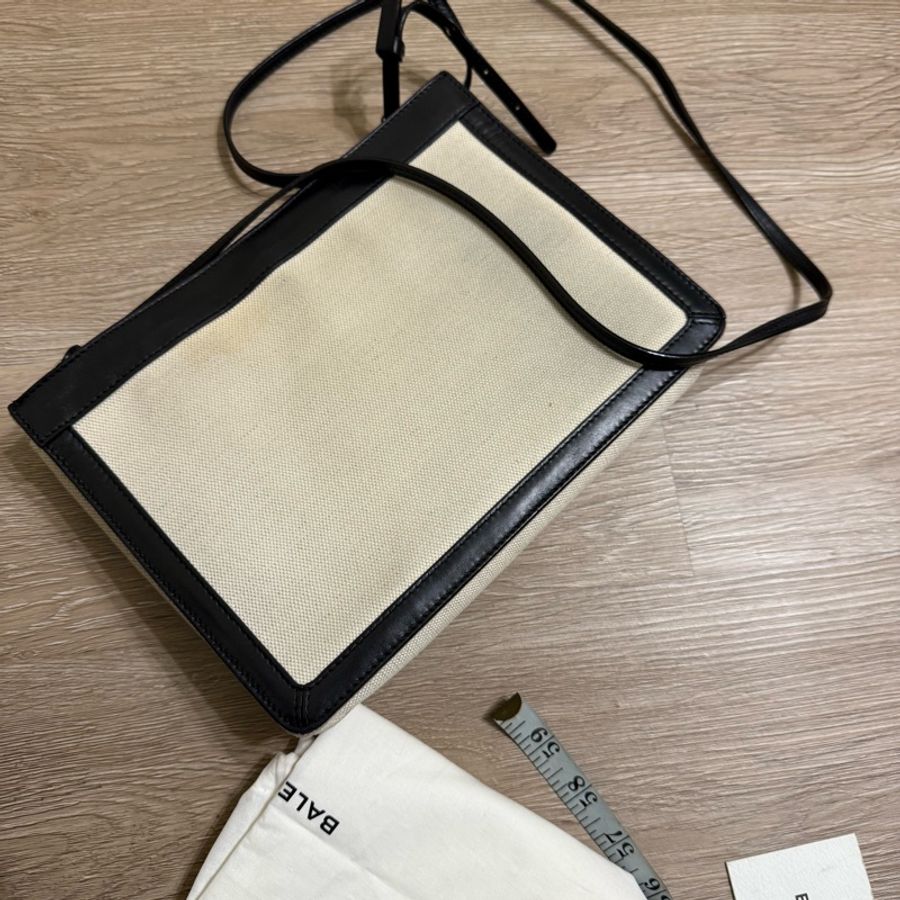 瑞奇二手精品 balenciaga 帆布 手包 側背包 美品-3