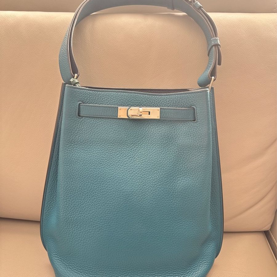 So Kelly 22 Hermes _ Blue-0