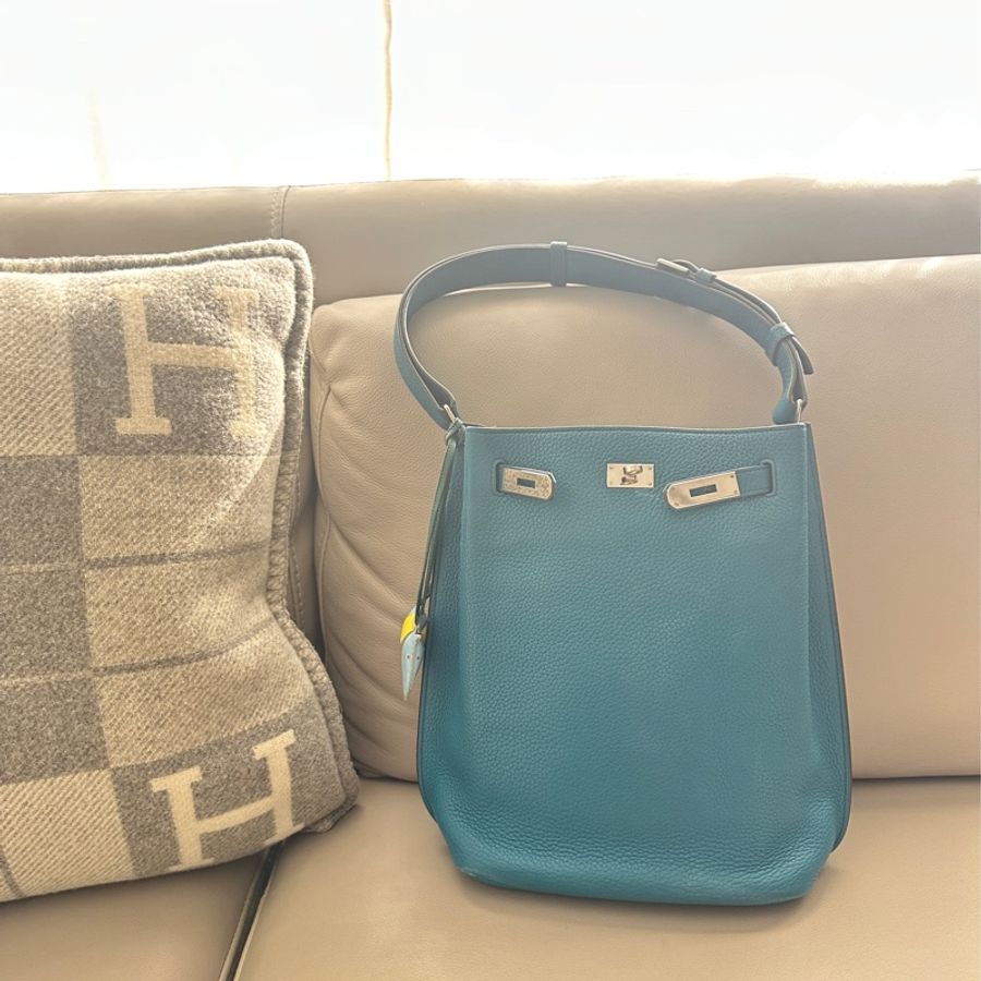 So Kelly 22 Hermes _ Blue-7