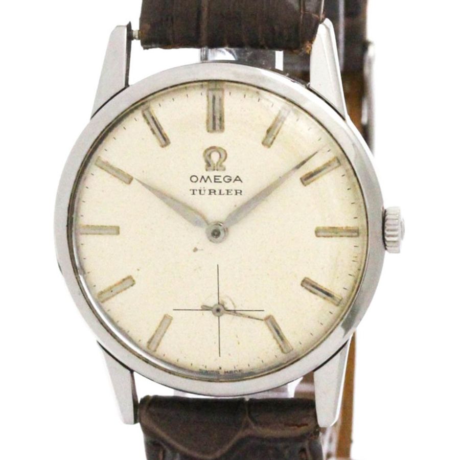 歐米茄 (OMEGA) Cal.268 精鋼手動上鍊男士腕錶 14713 復古款-0