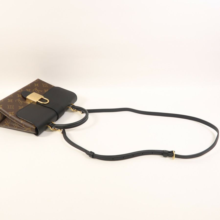 LOUIS VUITTON Monogram Locky BB金扣手挽肩背兩用袋-7