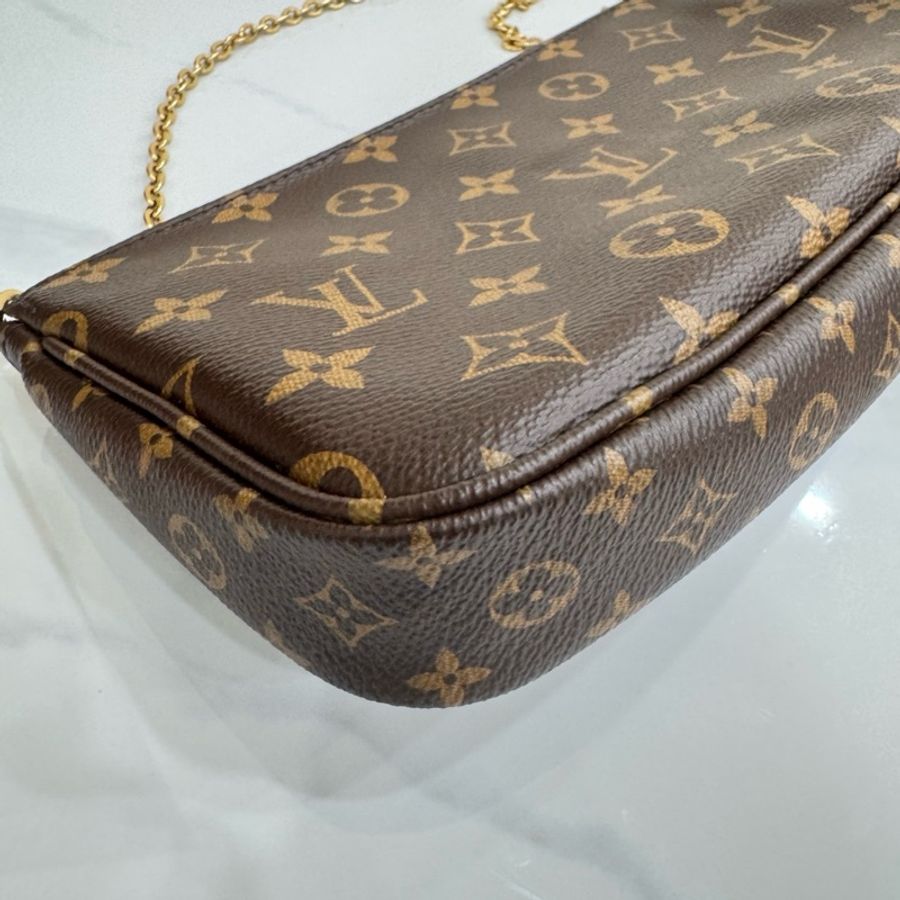 JK國際二手精品✨ LV五合一麻將包 🈶購證 很新喔-12