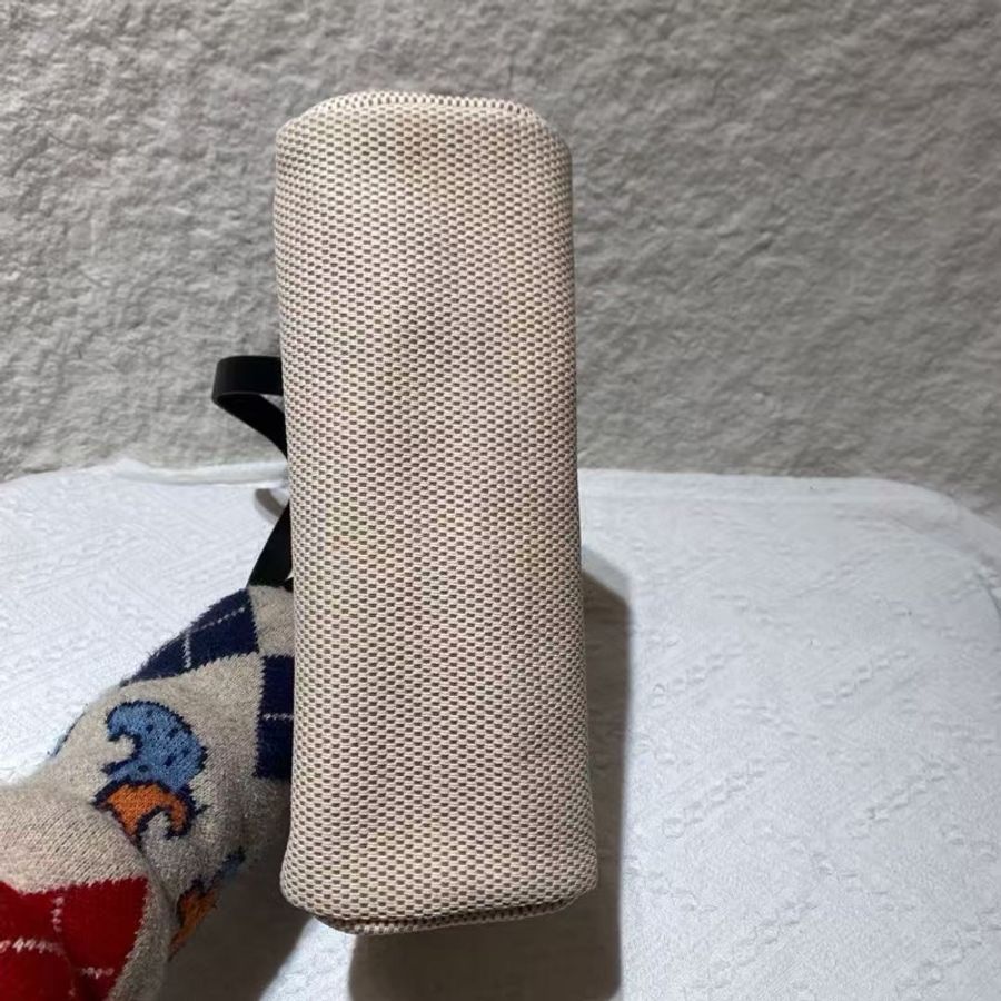 Hermes Herbag 橫版 中古 vintage cavas 腋下包 一包兩用-12