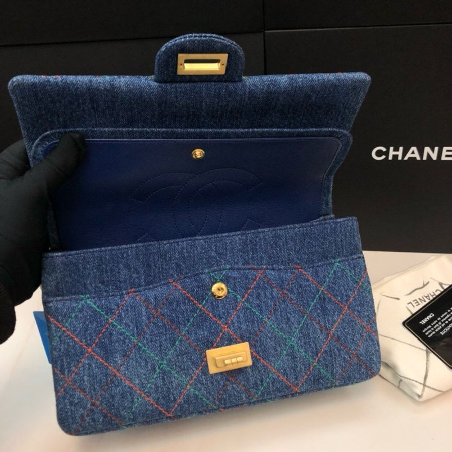 Chanel牛仔外縫線2.55-6
