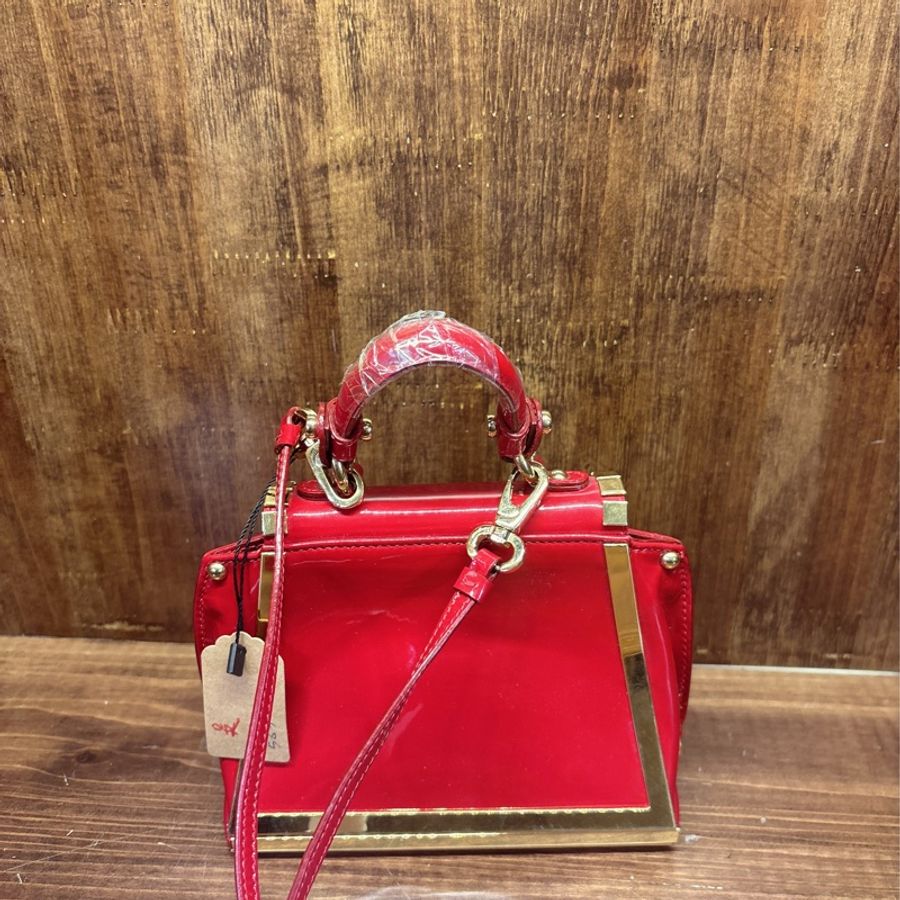 Salvatore Ferragamo 紅色手提包-1