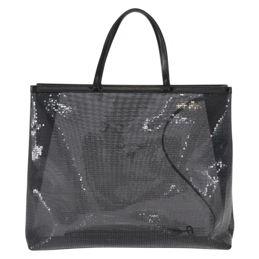【日本直送】PRADA 亮片黑色手提包 正品 161690-2