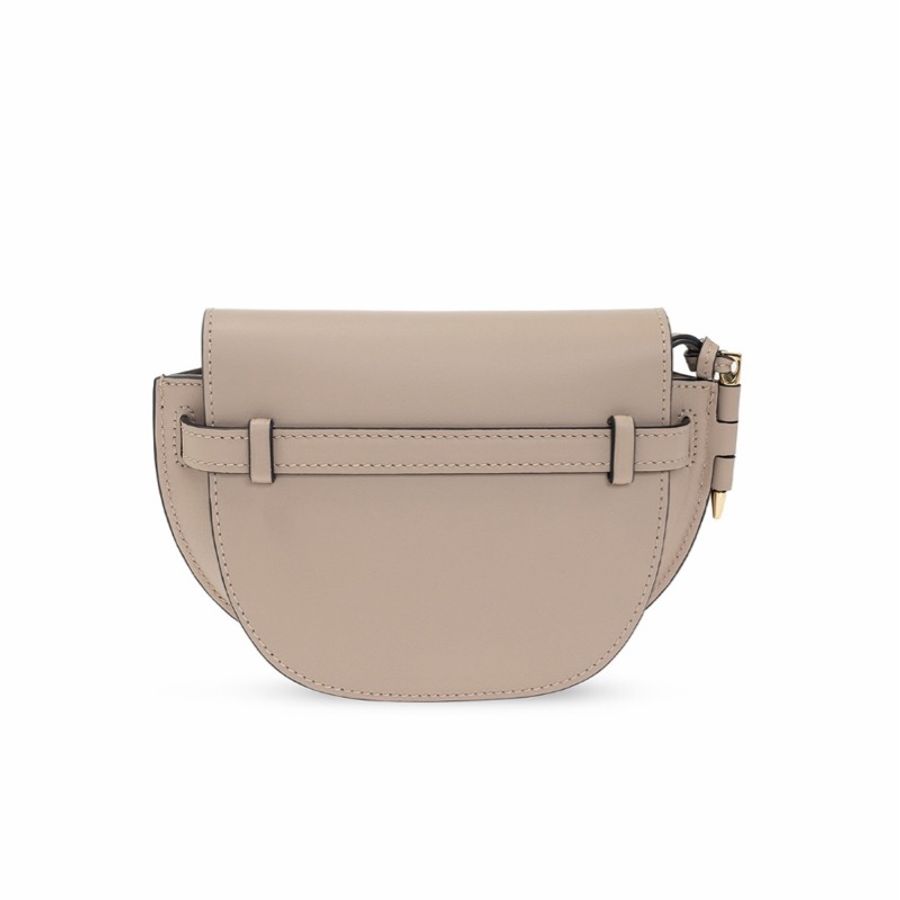 Loewe 女士 Mini Gate Dual斜挎包均碼碼MINI、21cm*9.5cm*12.5cm-2