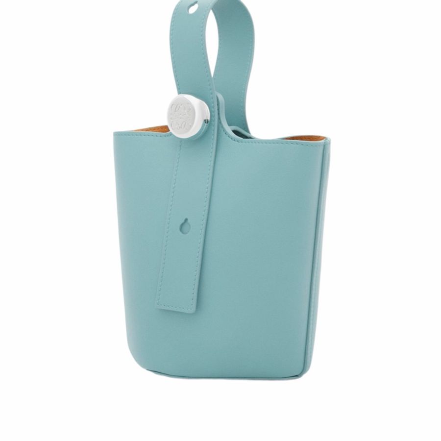 Loewe 女士 Pebble Bucket 小牛皮迷你包均碼碼MINI、16cm*16cm*19.5cm-0