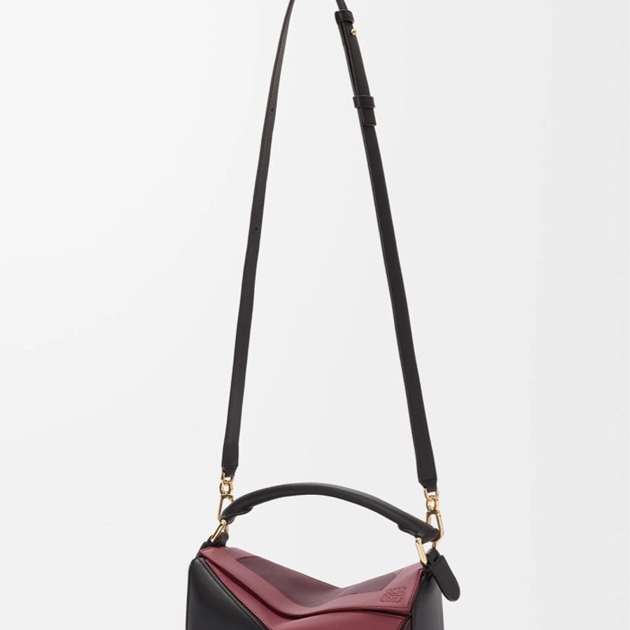 Loewe 女士 小號納帕牛皮革 Puzzle 單肩包均碼碼小號、24cm*10.5cm*16.5cm-2