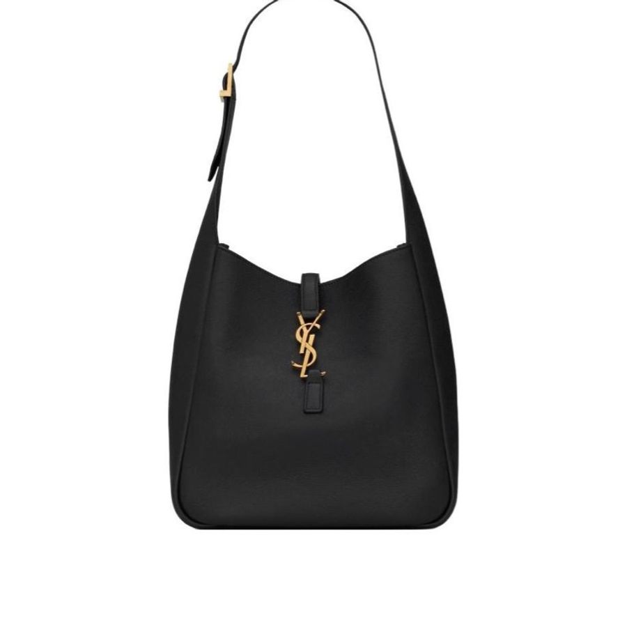 Saint Laurent 女士 小號 LE 5 À 7 柔軟小粒面皮革單肩包均碼碼小號、23cm*8.5cm*22cm-0