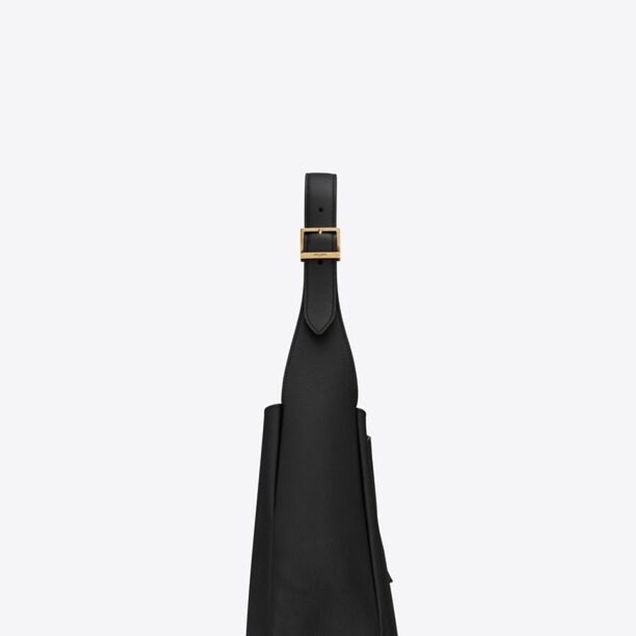 Saint Laurent 女士 小號 LE 5 À 7 柔軟小粒面皮革單肩包均碼碼小號、23cm*8.5cm*22cm-1
