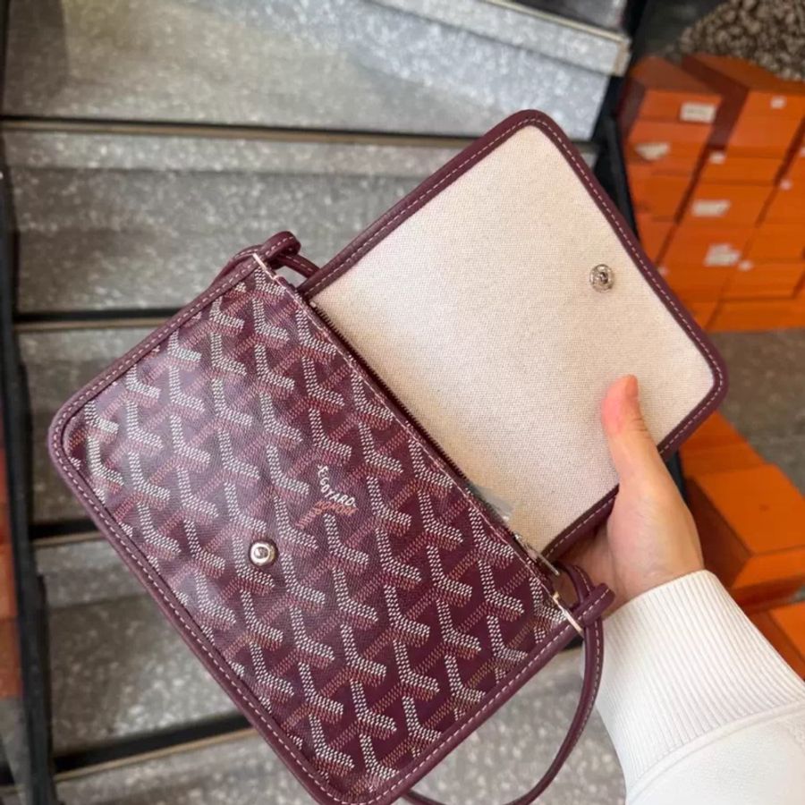 Goyard 酒紅信封包 24產-3