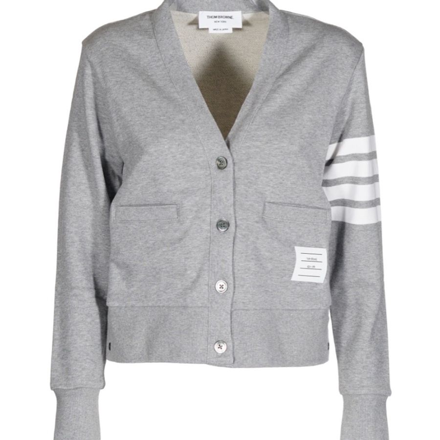 Thom Browne 女士 四條紋V領開衫IT-36 IT-38 IT-40 IT-42 IT-44碼-0