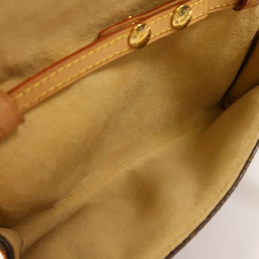 LOUIS VUITTON Monogram Pochette Florentine金扣肩背袋-4