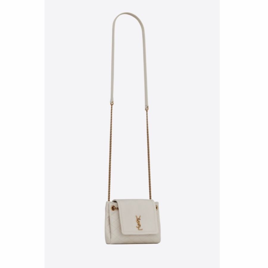 Saint Laurent 男女同款 Nolita 單肩包均碼碼MINI、18cm*6cm*13cm-3