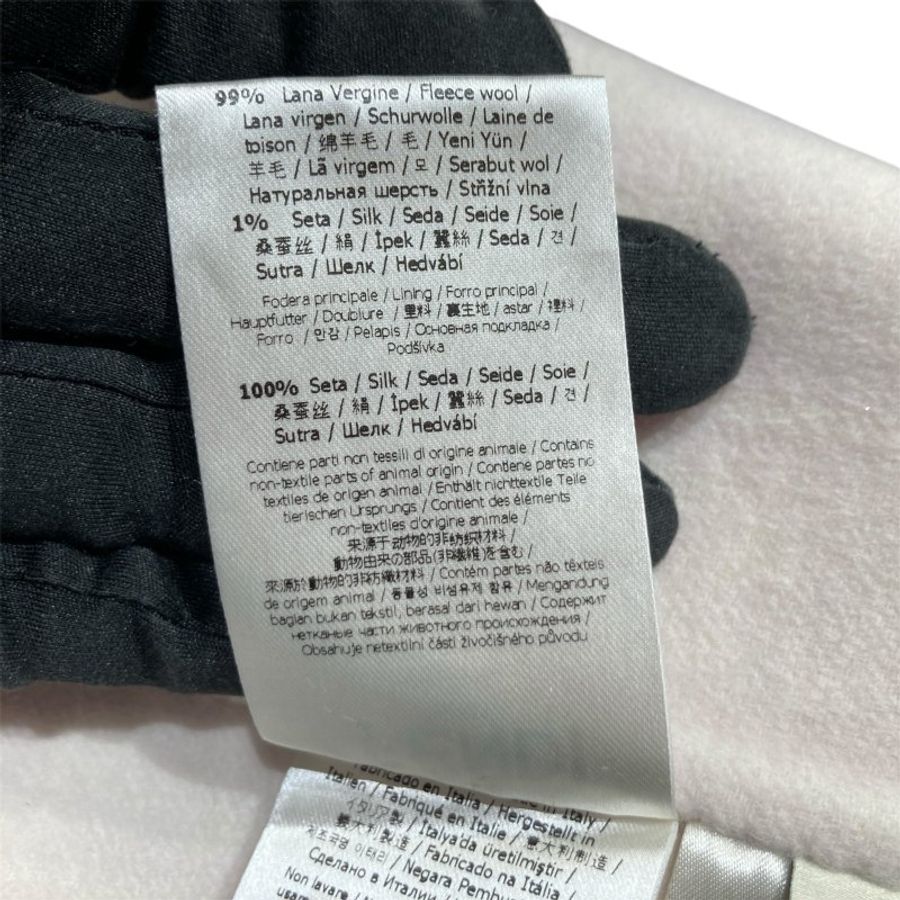 FENDI 芬迪 雙排扣大衣 白色 FF 圖案襯裡-13