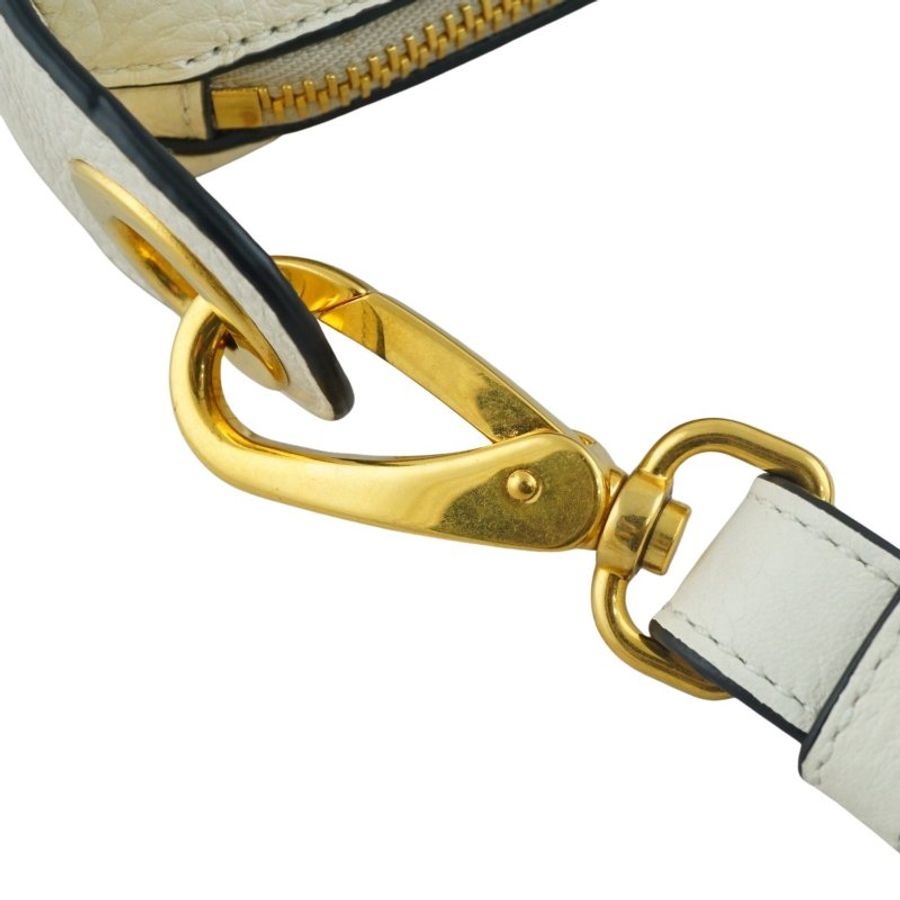 PRADA VITELLO PHENIX 白色牛皮斜背包-18
