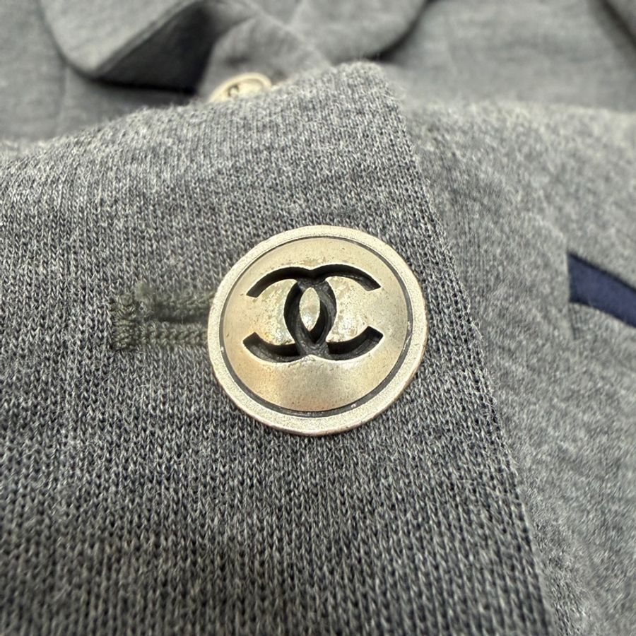 CHANEL 香奈兒 深灰 翻領 西外 西裝外套 休閒外套 外套-18