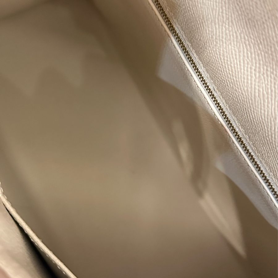 HERMES 奶昔白金釦KELLY28-7