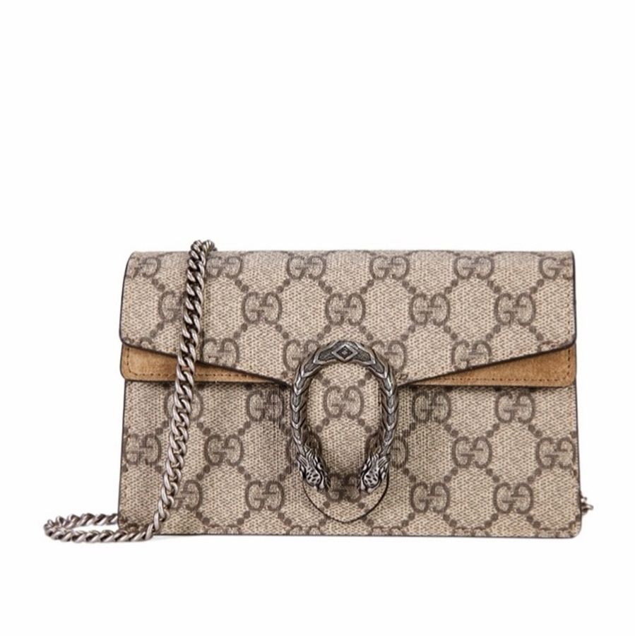 Gucci 女士 Dionysus系列GG Supreme迷你單肩包均碼 鋼印款碼超MINI、16.5cm*4cm*10cm-0