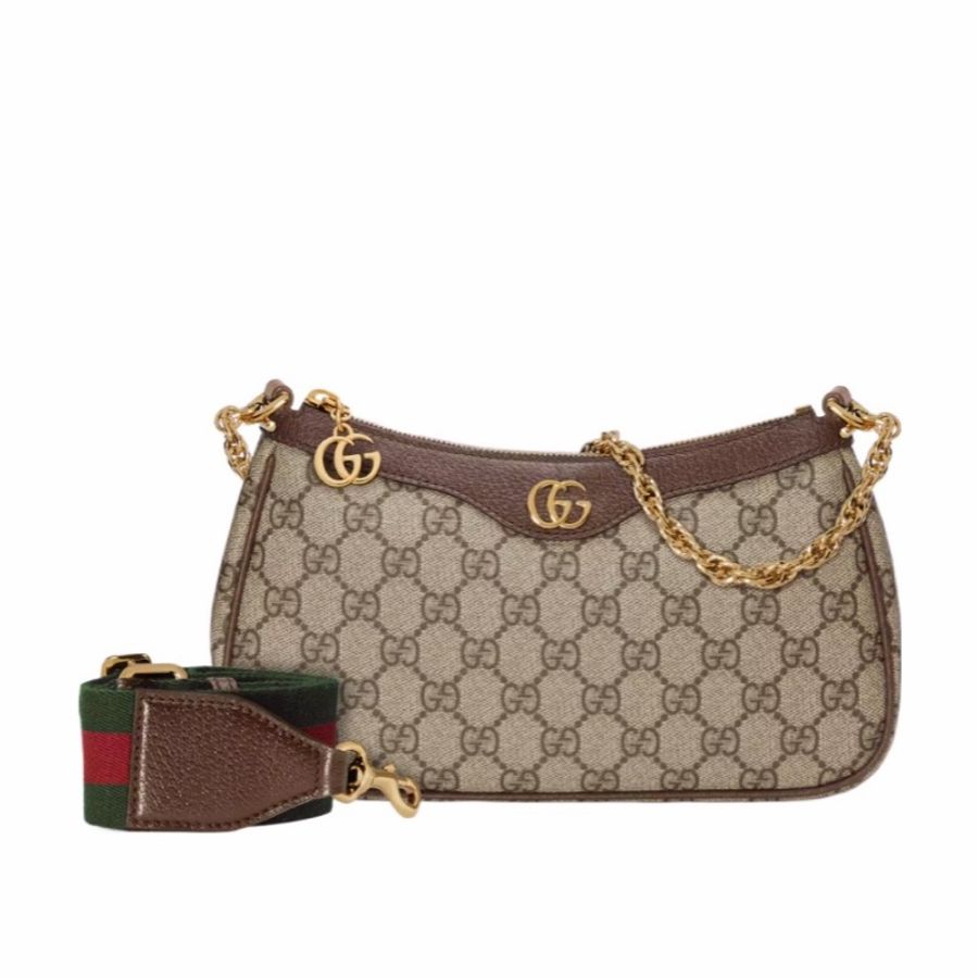 Gucci 女士 Ophidia 小號單肩包均碼碼小號、25cm*6cm*15.5cm-4