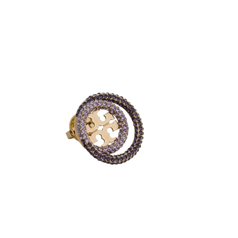 Miller Pave Double Ring Stud 針式耳環-2