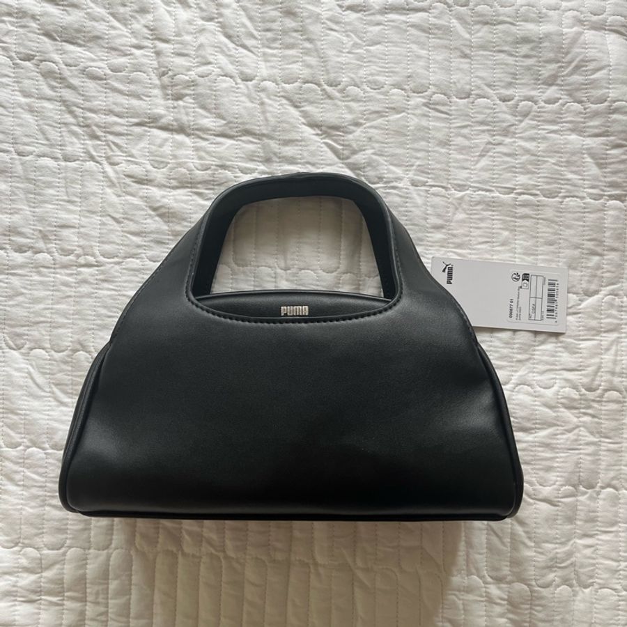 PUMA × COPERNI Medium Leather Handbag Crossbody Bag black 黑色皮 手袋 手提包 斜背包-6