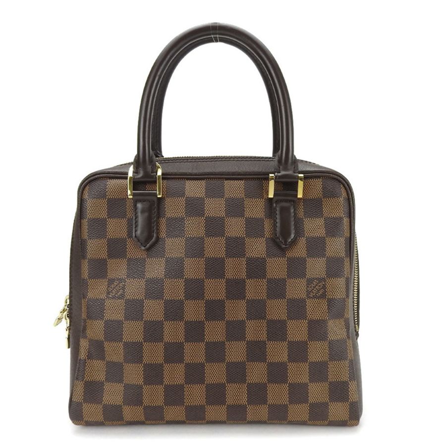路易威登 Brera 手提包 N51150,Damier Ebene 皮革,金色五金配件。女士路易威登-1