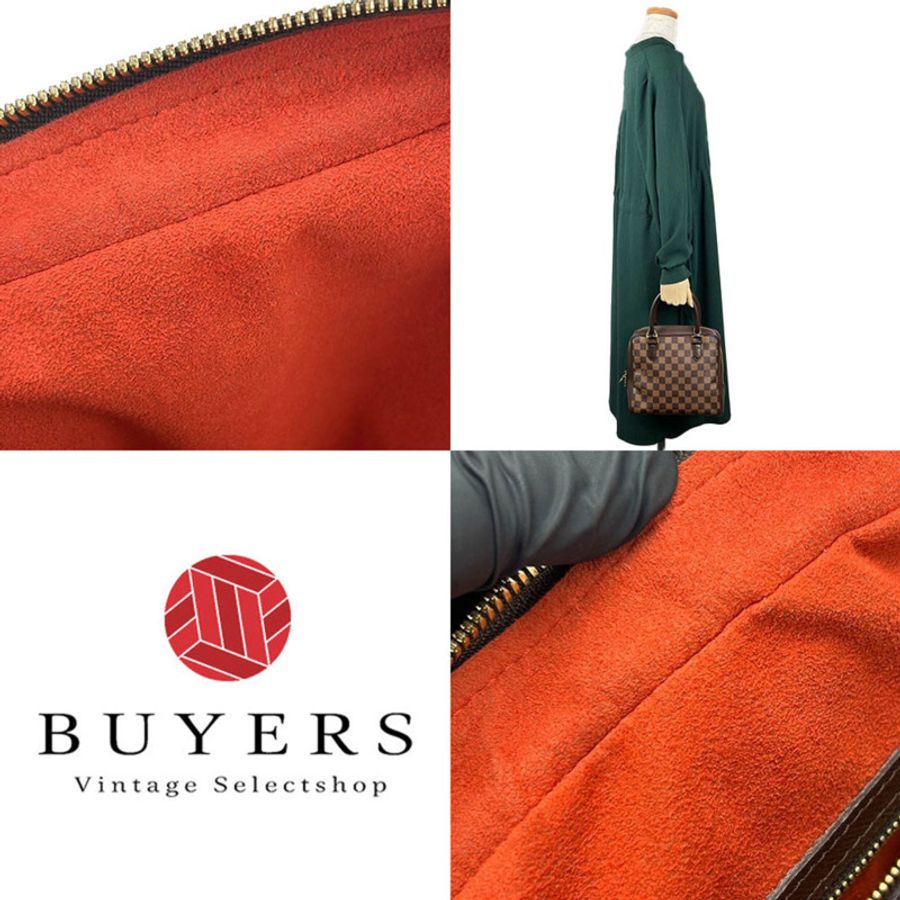 路易威登 Brera 手提包 N51150,Damier Ebene 皮革,金色五金配件。女士路易威登-8