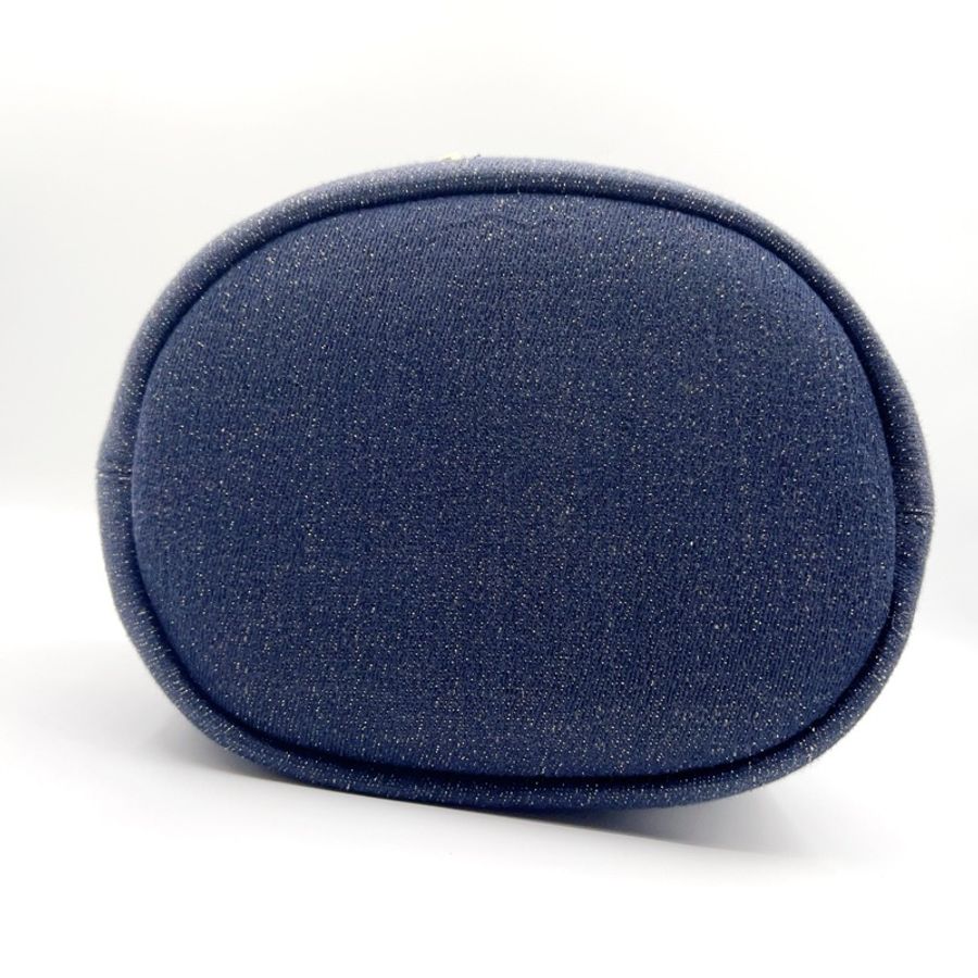 Chanel/香奈兒 帆布牛仔水桶包 鐳射28開 附件:有卡 尺寸:21*25cm-4