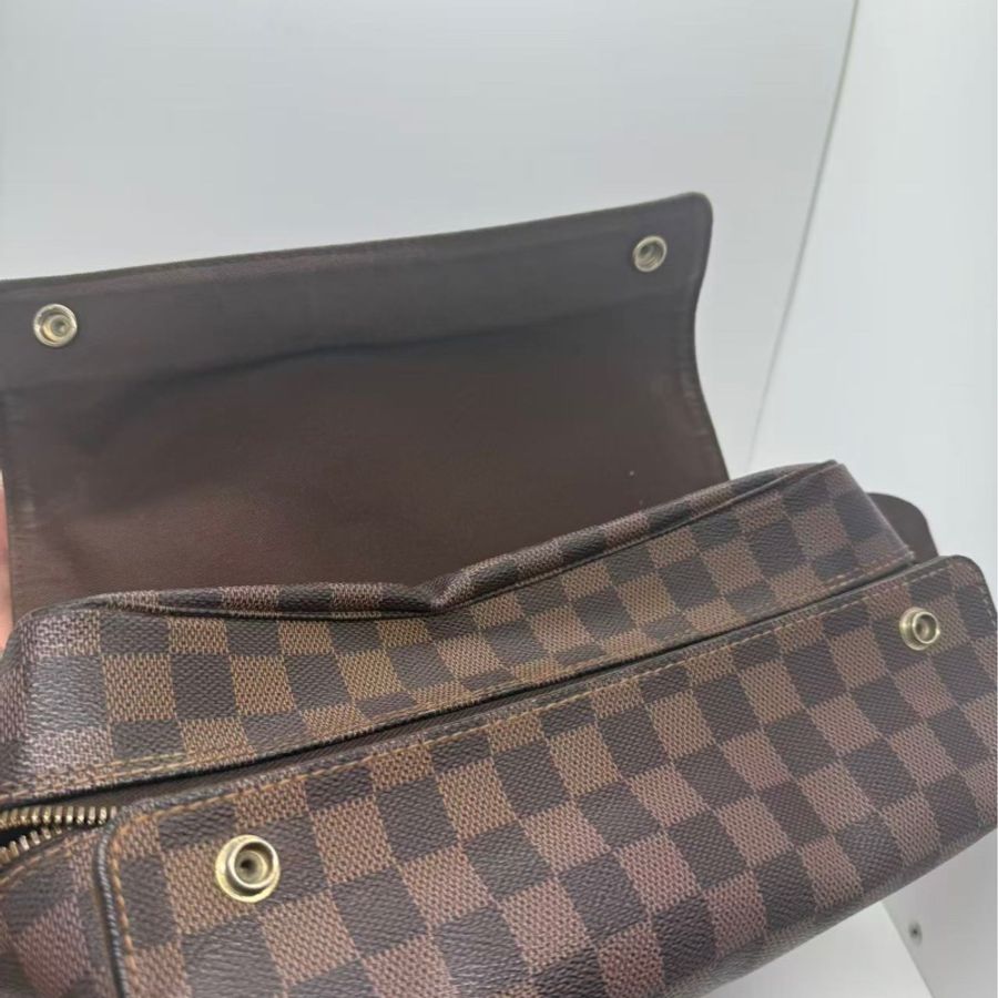 二手LV Naviglio郵差包 棕棋盤格 尺寸27*23cm,包有異味-6