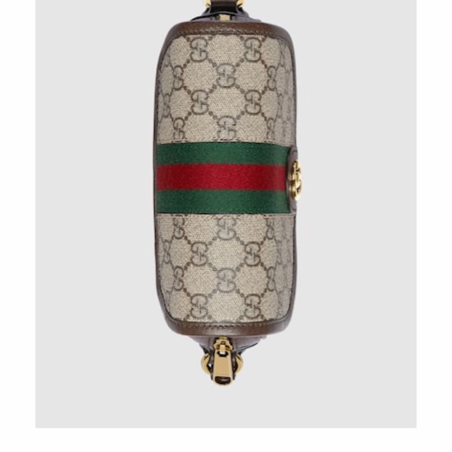 Gucci 女士 OPHIDIA GG 迷你單肩包均碼碼MINI、19cm*5cm*13cm-3