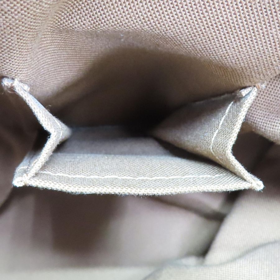 棕色 原花帆布 Cabas Mezzo 肩背包 【LOUIS VUITTON LV 路易威登】 M51151-6