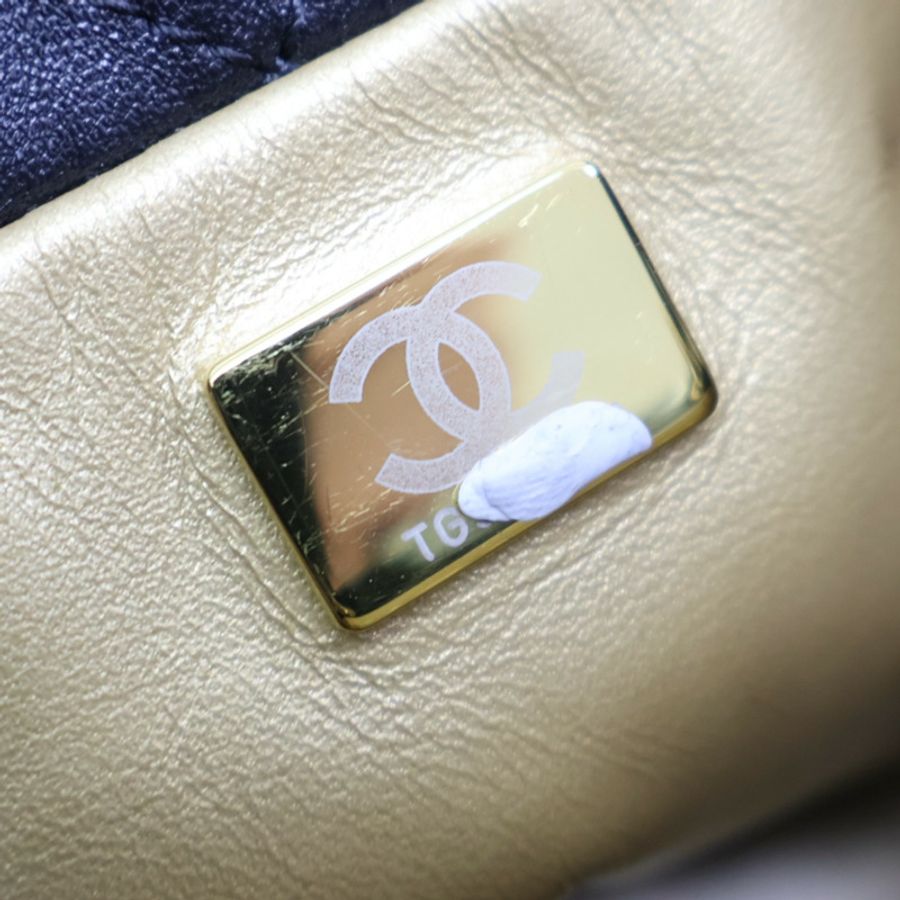 黑色羊皮 金球 水桶 鍊帶 肩背包 AS1894【CHANEL 香奈兒】 AS1894-6
