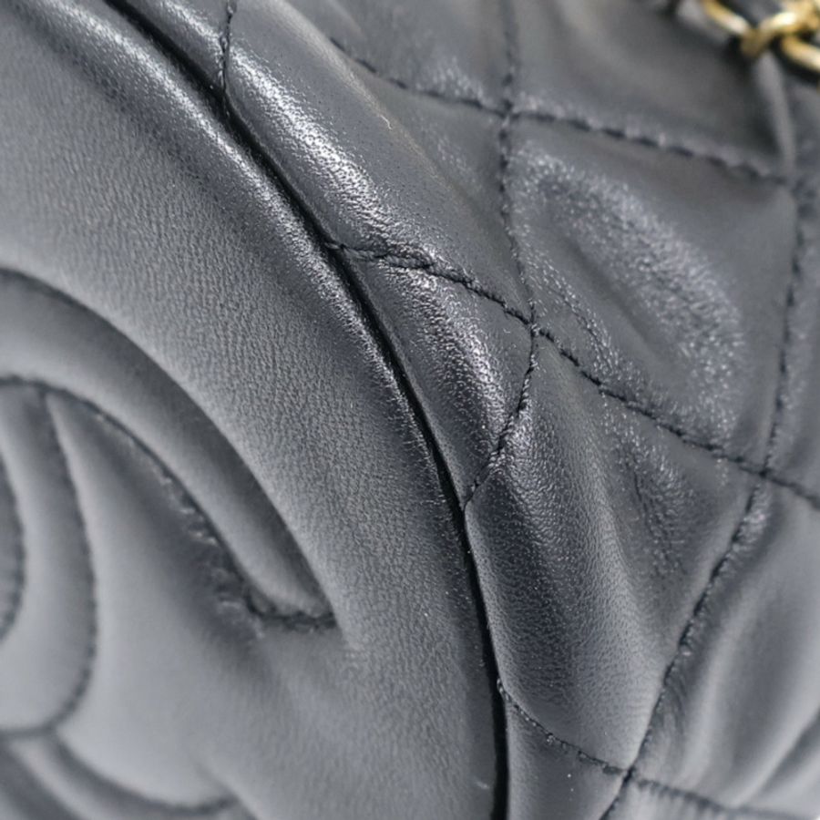 黑色羊皮 金球 水桶 鍊帶 肩背包 AS1894【CHANEL 香奈兒】 AS1894-8