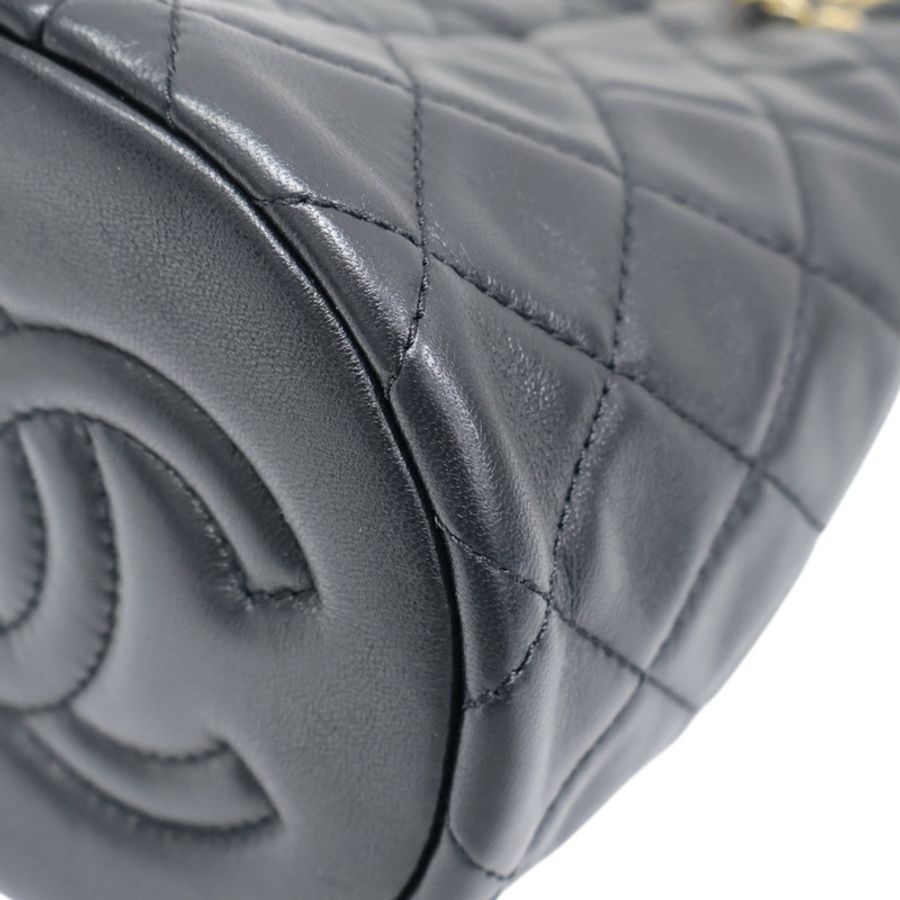 黑色羊皮 金球 水桶 鍊帶 肩背包 AS1894【CHANEL 香奈兒】 AS1894-10