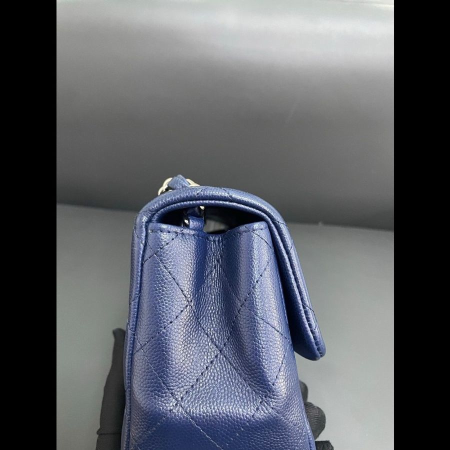 Chanel mini cf square
深藍色荔枝牛皮方胖子-10