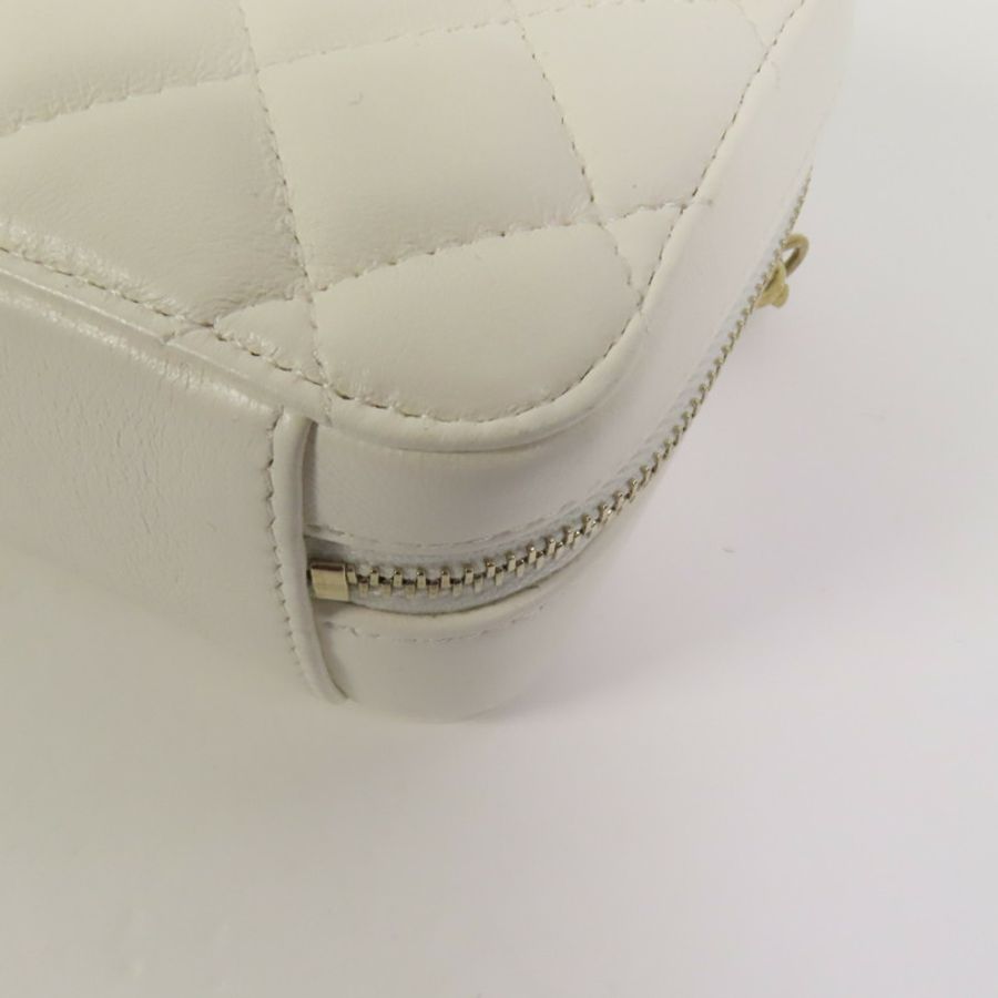 CHANEL 羊皮皮革Shoulder Bag金扣肩背袋-15