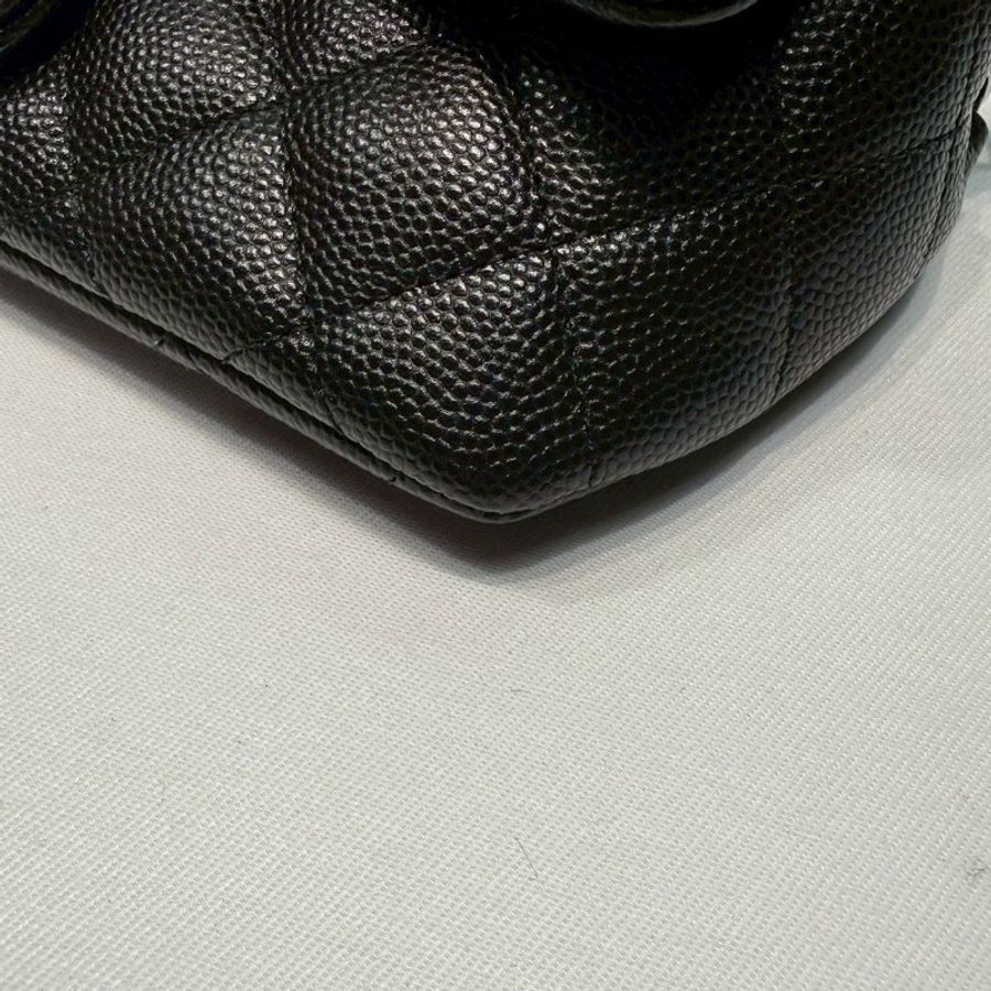 CHANEL 銀釦荔枝牛眼鏡包-7