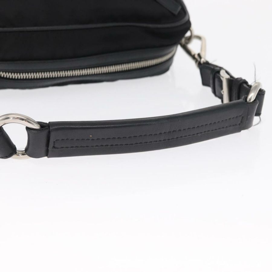 【日本直送】PRADA 肩背包 尼龍 黑色 銀色 正品 SW1931-6
