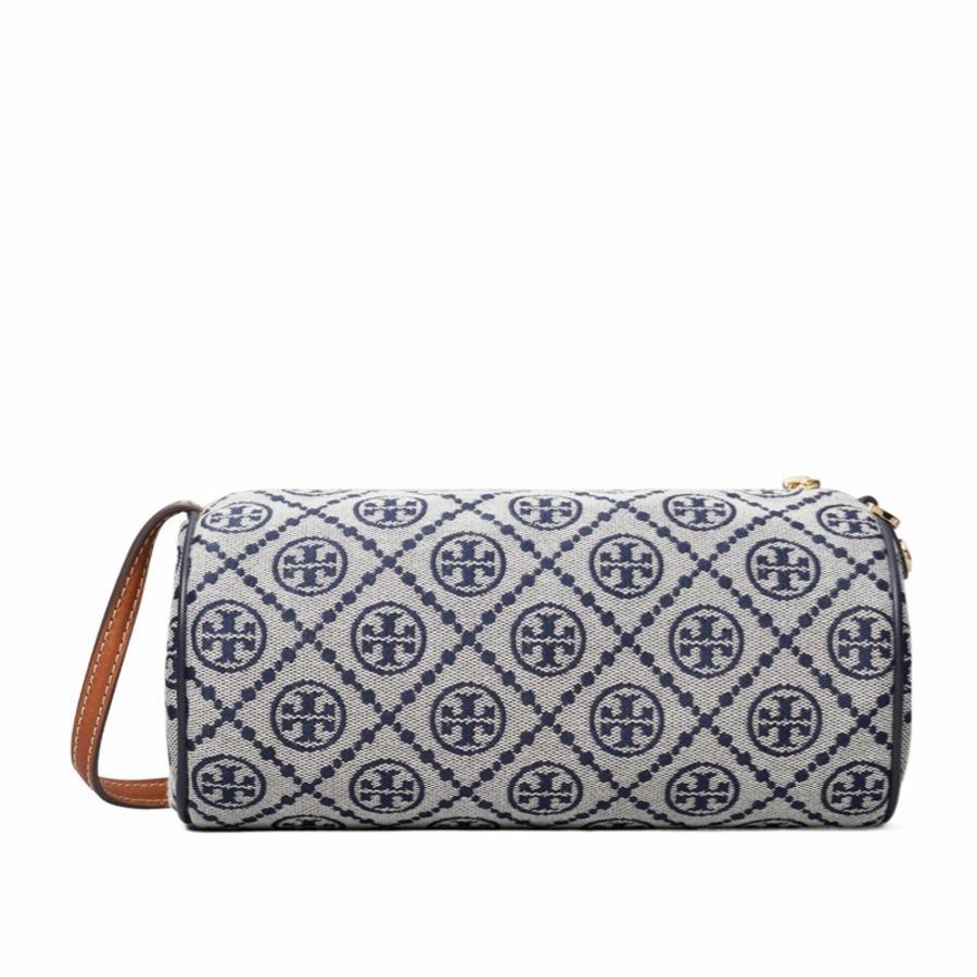 Tory Burch 女士 T Monogram 圓筒包均碼碼22cm*9.5cm*9.5cm-4