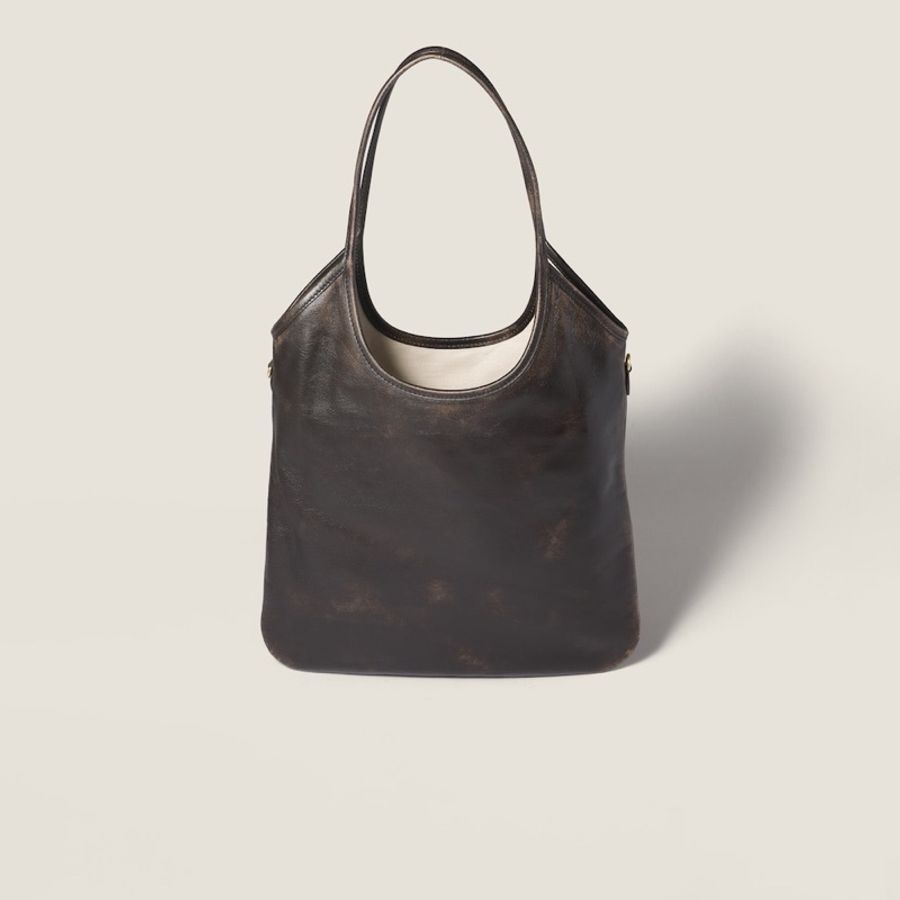 Miu Miu 女士 IVY 皮革手提包均碼碼35cm*40cm-1