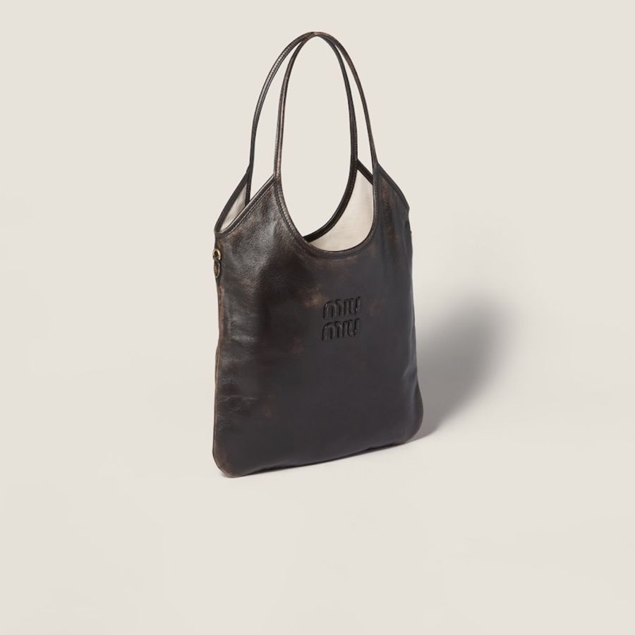 Miu Miu 女士 IVY 皮革手提包均碼碼35cm*40cm-2