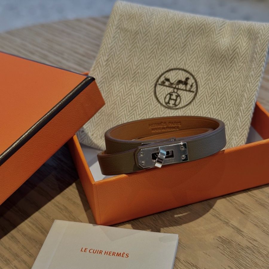 (未使用品) Hermes mini Kelly手帶手鐲 Double Tour Bracelet-1