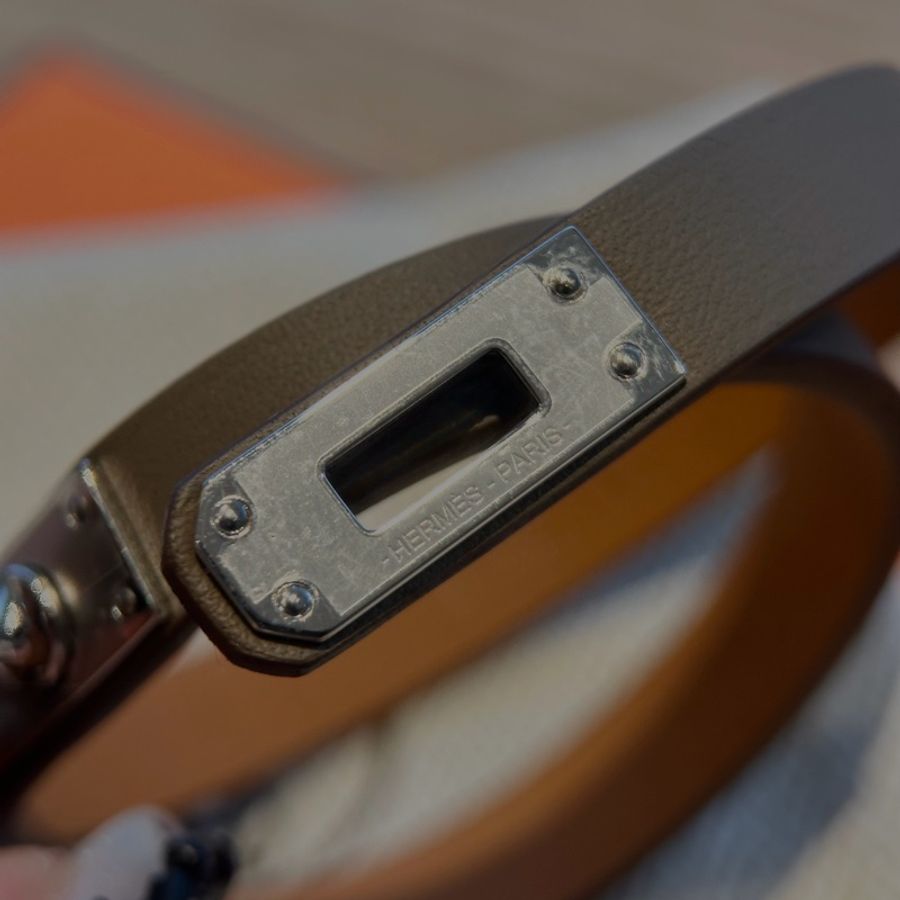 (未使用品) Hermes mini Kelly手帶手鐲 Double Tour Bracelet-3